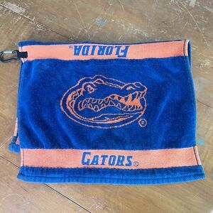 Team Effort Florida Gators Golf Towel OS Unisex Blue Orange NCAA Collegiate UF